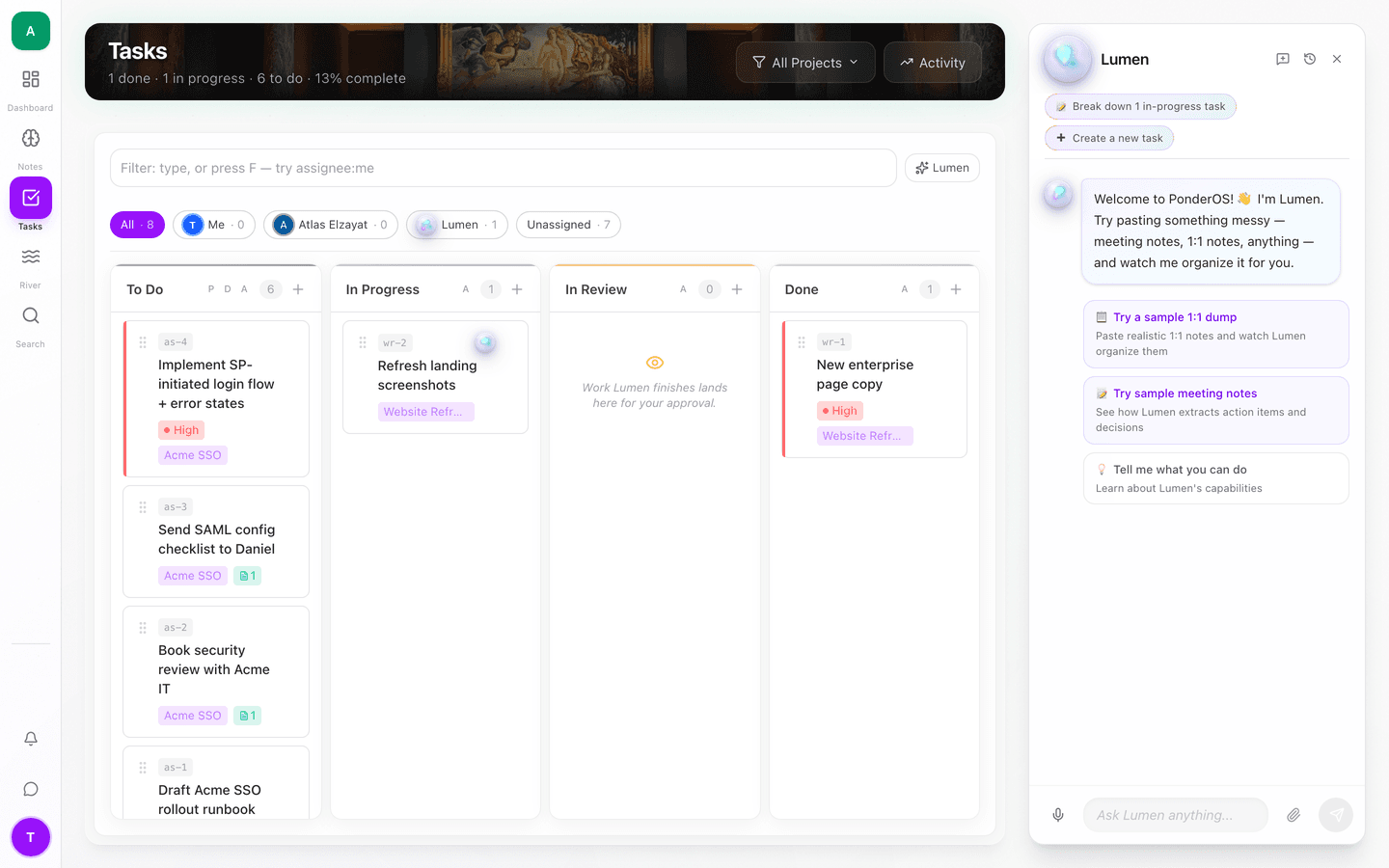 Lumen AI assistant